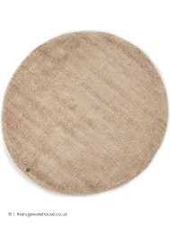Groove Brown Circle Rug - Thumbnail - 6