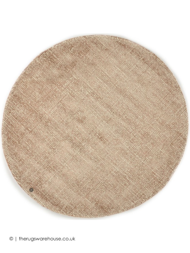 Groove Brown Circle Rug - 6
