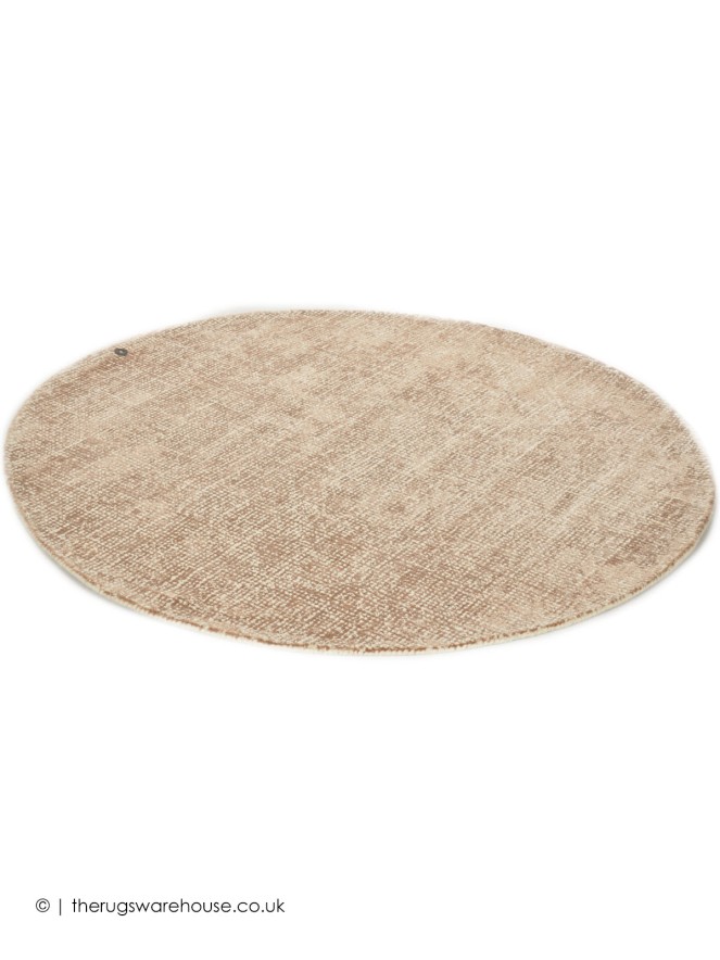 Groove Brown Circle Rug - 5