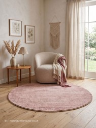 Groove Rose Circle Rug - Thumbnail - 2