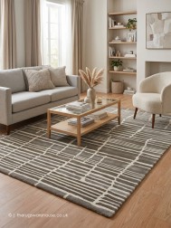 Tortoise Shell Grey Rug - Thumbnail - 2