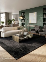 Shine Black Rug - Thumbnail - 2