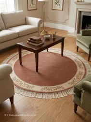 Gala Rose Circle Rug - Thumbnail - 2