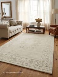 Royale Aubusson Ivory Rug - Thumbnail - 2