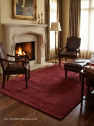 Royale Aubusson Rose Rug - Thumbnail - 2
