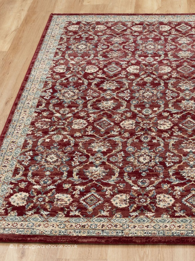 Hezer Red Rug - 3
