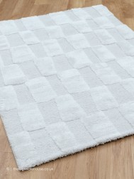 Cleo Grid White Rug - Thumbnail - 2