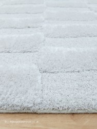 Cleo Grid White Rug - Thumbnail - 4