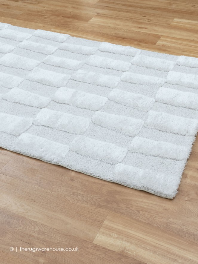 Cleo Grid White Rug - 8