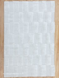 Cleo Grid White Rug - Thumbnail - 9