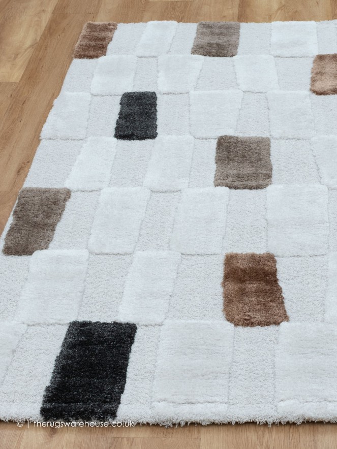 Cleo Grid Brown Rug - 3