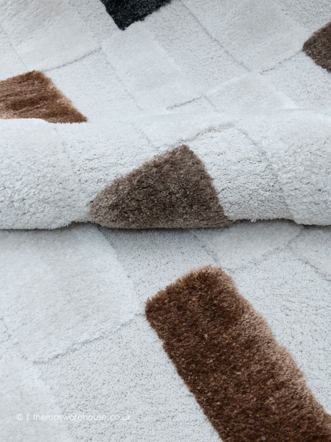 Cleo Grid Brown Rug - 5