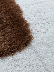 Cleo Grid Brown Rug - Thumbnail - 7