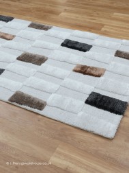 Cleo Grid Brown Rug - Thumbnail - 8