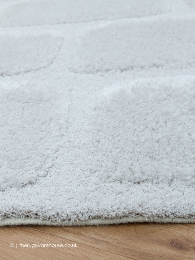 Cleo Cobbles White Rug - 4