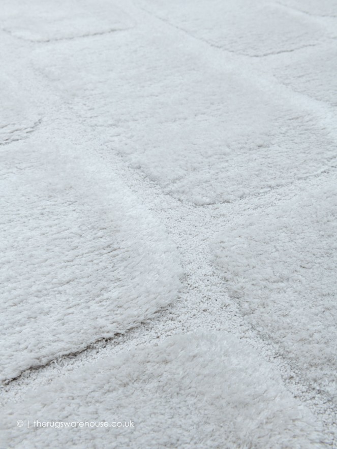 Cleo Cobbles White Rug - 6