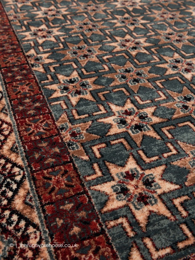 Pashtun Green Rug - 6