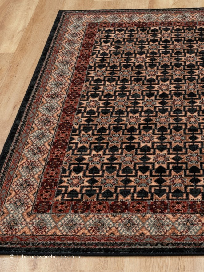 Pashtun Black Rug - 3