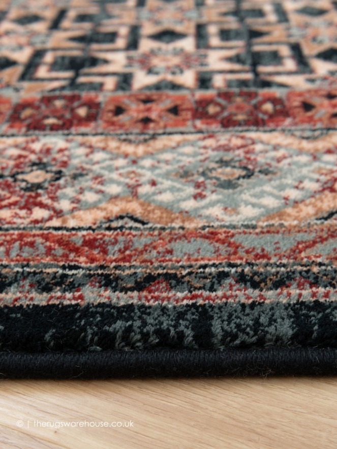 Pashtun Black Rug - 4