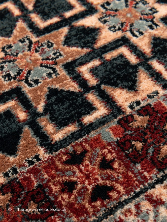 Pashtun Black Rug - 7