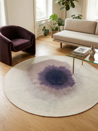 Drop Purple Smoke Circle