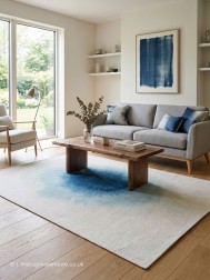 Drop Dream Blue Rug - Thumbnail - 2