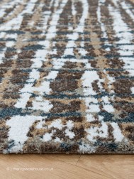 Mikado Teal Gold Rug - Thumbnail - 4