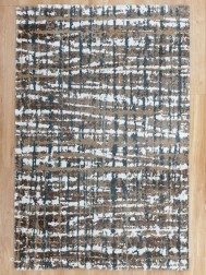 Mikado Teal Gold Rug - Thumbnail - 9