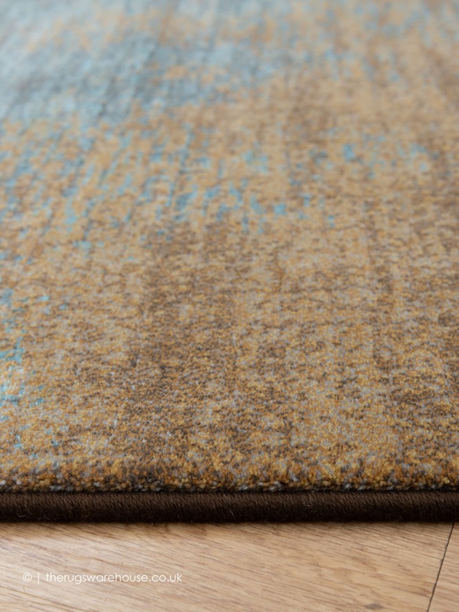 Gravel Copper Blue Rug - 5