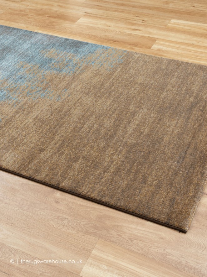 Gravel Copper Blue Rug - 9