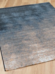 Gravel Blue Orange Rug - Thumbnail - 2