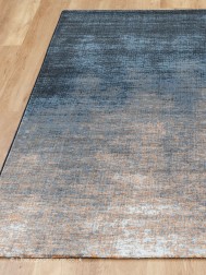 Gravel Blue Orange Rug - Thumbnail - 3