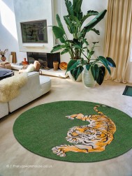 Tiger Circle Rug - Thumbnail - 2