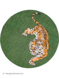 Tiger Circle Rug - Thumbnail - 8