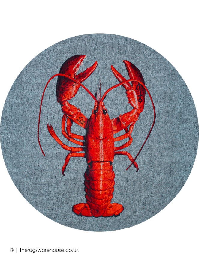 Lobster Circle Rug - 7