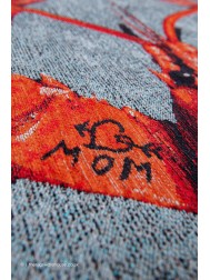 Lobster Circle Rug - Thumbnail - 5