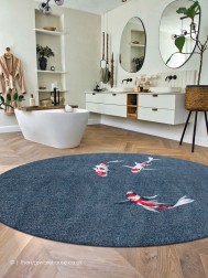 Koi Circle Rug - Thumbnail - 2