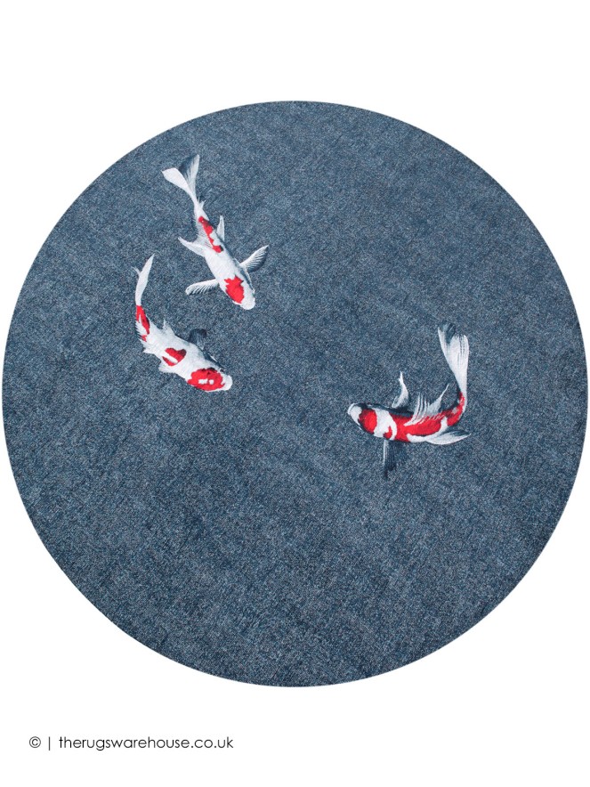 Koi Circle Rug - 8