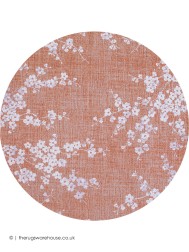 Sakura Copper Pink Circle Rug - Thumbnail - 7