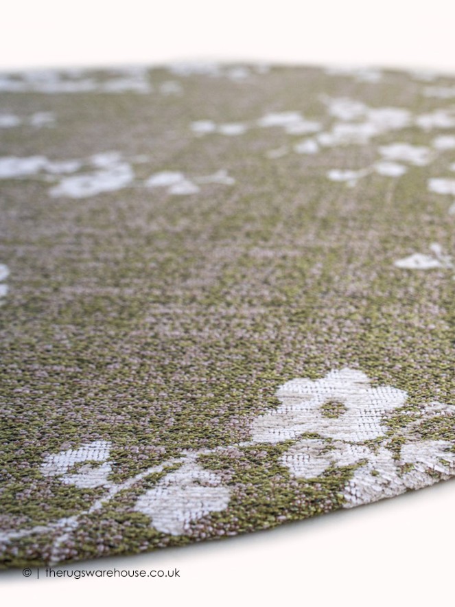 Sakura Wet Garden Circle Rug - 3