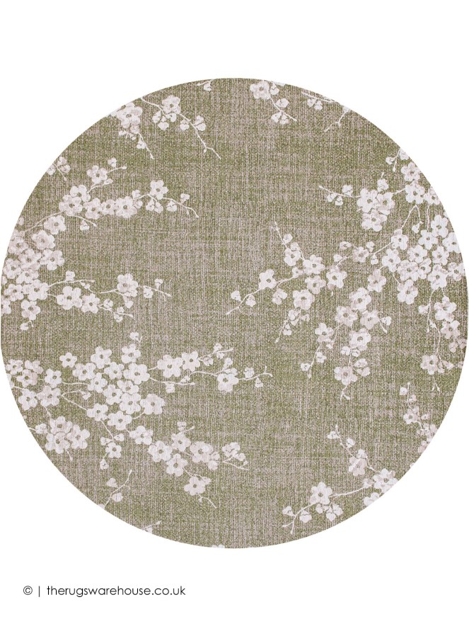 Sakura Wet Garden Circle Rug - 7