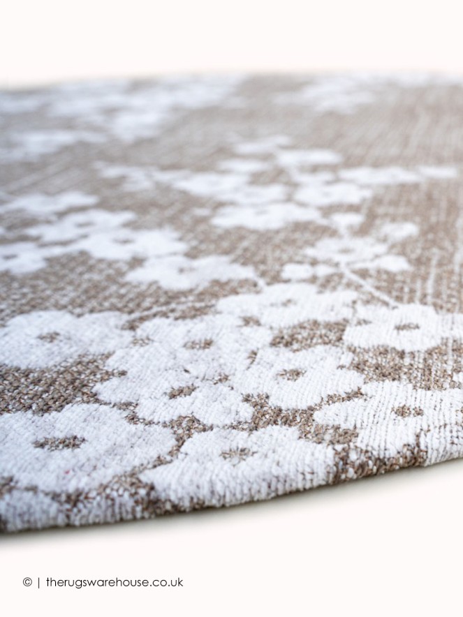 Sakura Morning Mist Circle Rug - 3