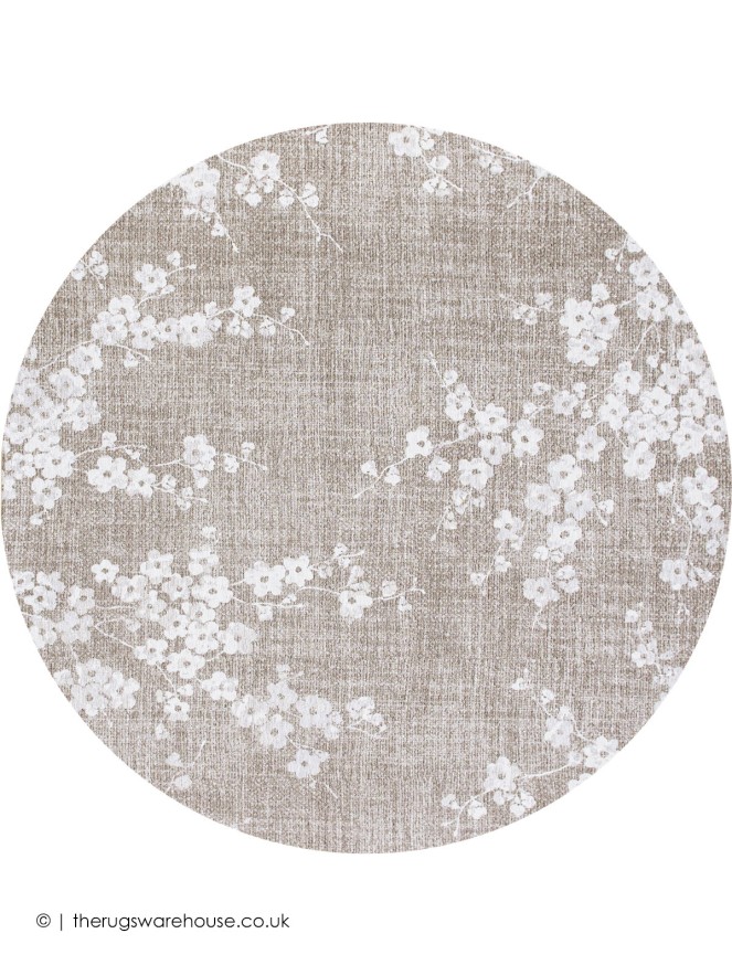 Sakura Morning Mist Circle Rug - 7