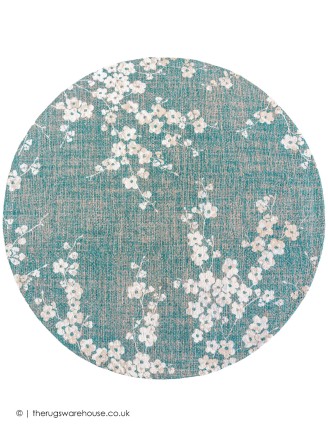Sakura Lake Blue Circle
