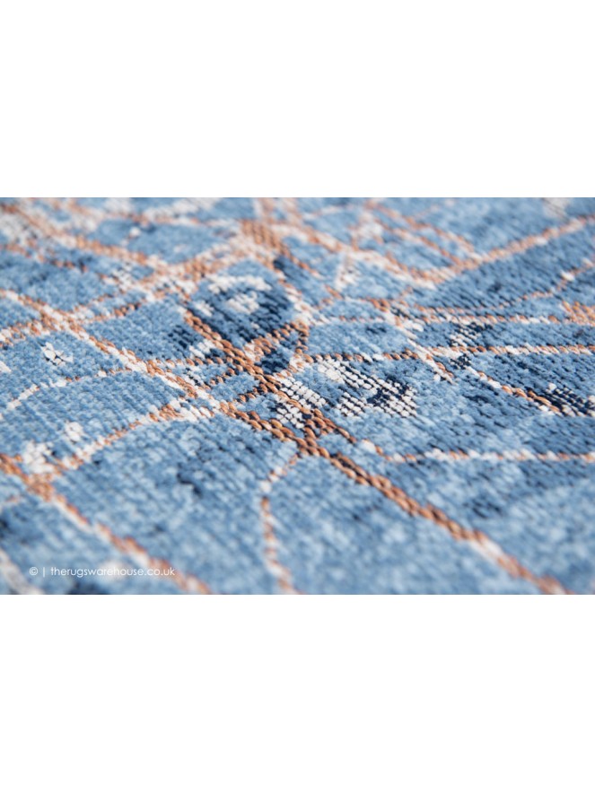 Tokyo Conductive Blue Circle Rug - 4
