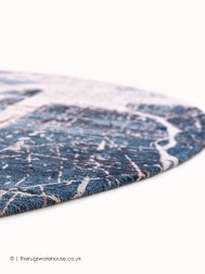 Tokyo Conductive Blue Circle Rug - Thumbnail - 6