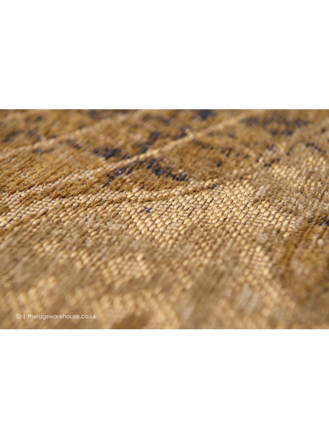 New York Gatsby Gold Circle Rug - 4