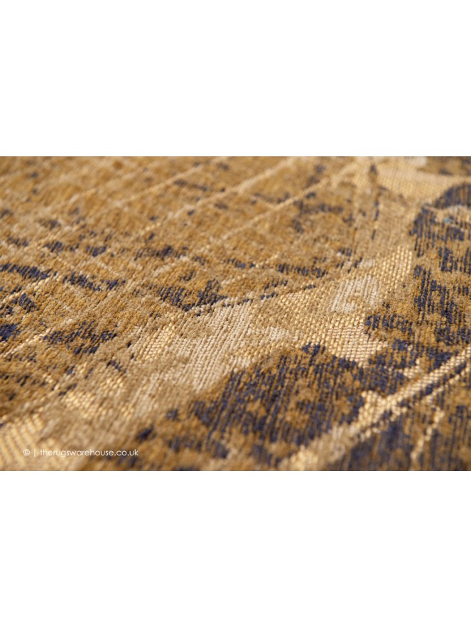 New York Gatsby Gold Circle Rug - 5