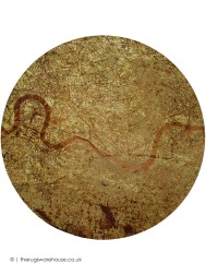 London Green Meadows Circle Rug - Thumbnail - 5