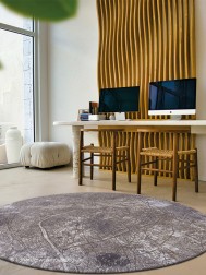 Paris Space Trip Circle Rug - Thumbnail - 2